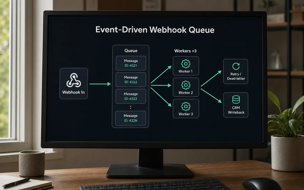Business Automation (n8n) - Automatic Lead Capture & Sync