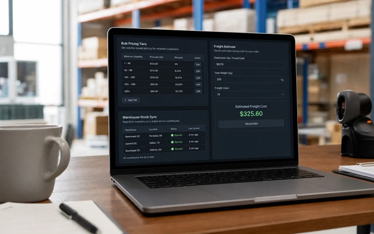 Minlap Wholesale Ordering Platform